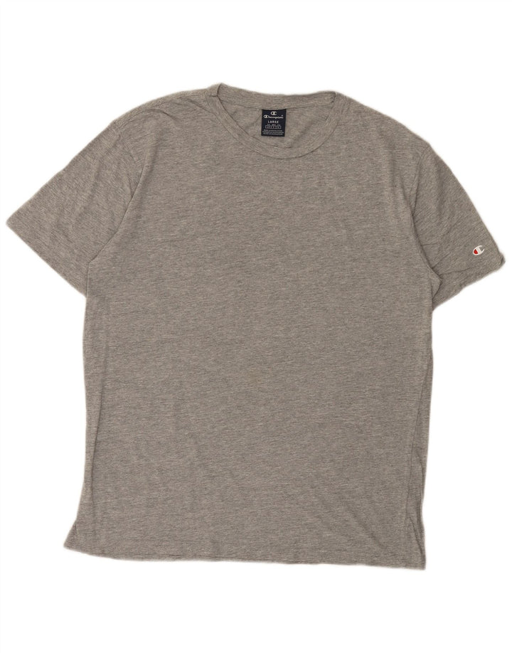 Champion Herre T-Shirt Top Stor Grå Flecked