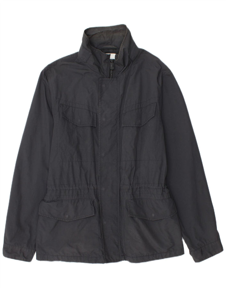 Aspesi Herre Utility Jacket UK 42 XL Navy Blue Polyamide