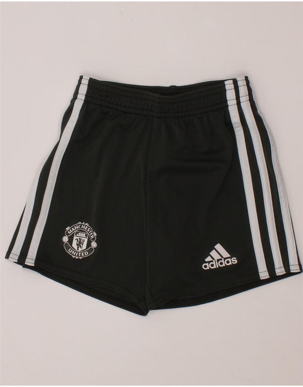 ADIDAS Boys Manchester United sportsshorts 3-4 år sort polyester
