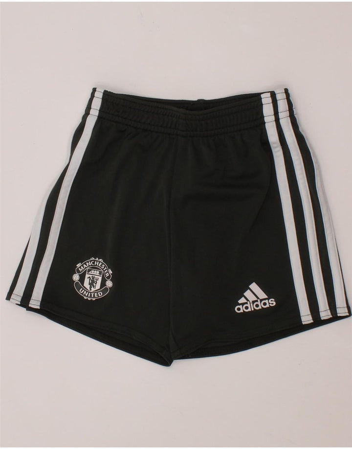 ADIDAS Boys Manchester United sportsshorts 3-4 år sort polyester