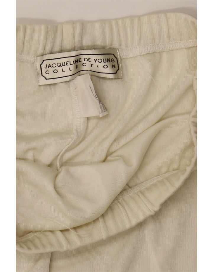JACQUELINE DE YONG Womens Maxi Skirt W30 Medium  Beige Polyester Vintage Jacqueline De Yong and Second-Hand Jacqueline De Yong from Messina Hembry 
