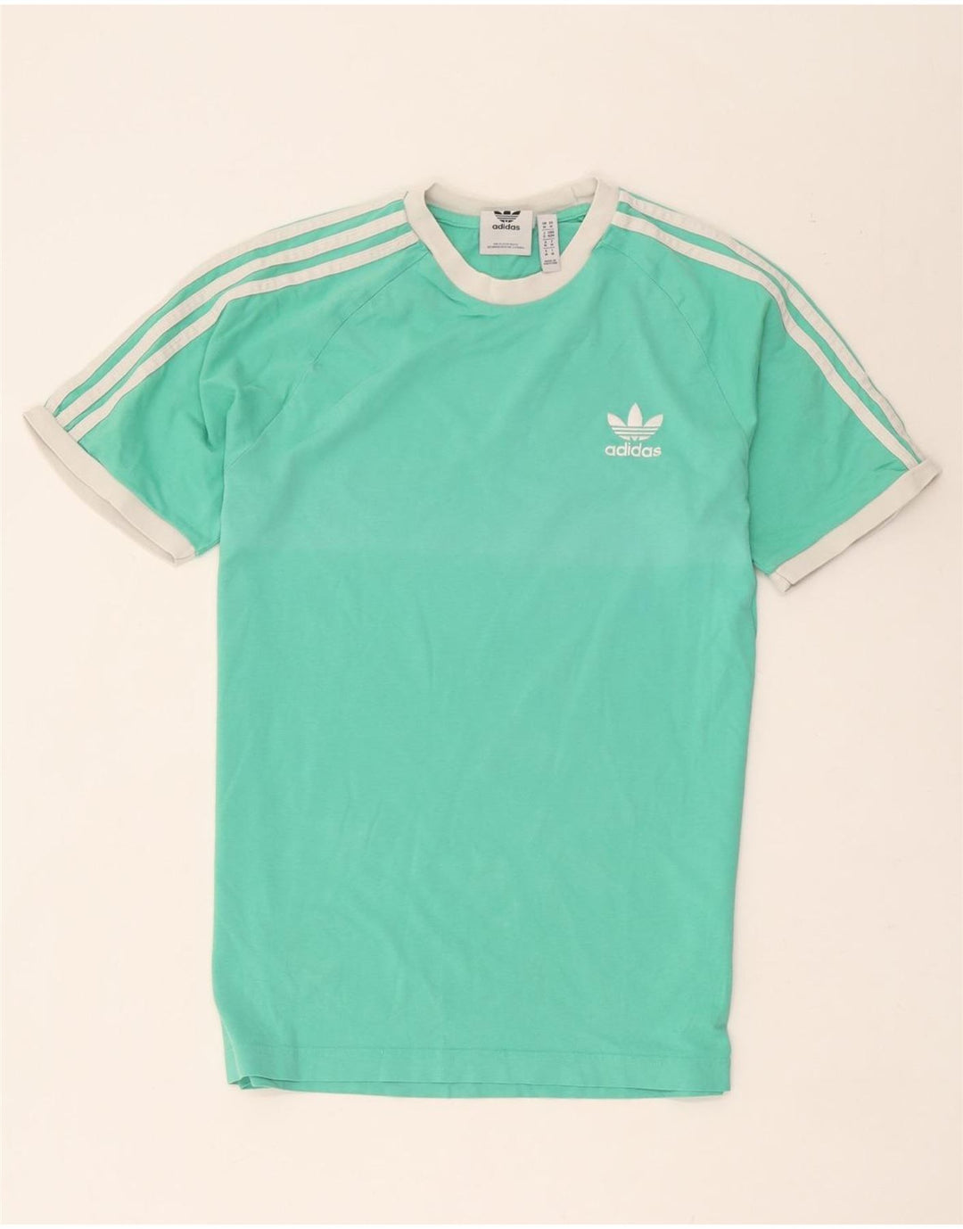 Adidas herre T-shirt top mellemgrøn bomuld