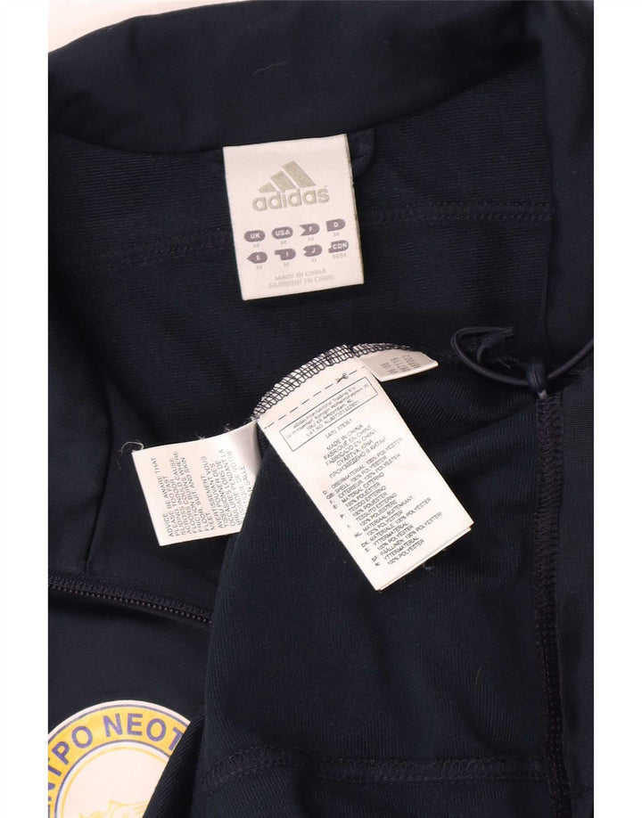Adidas Grafisk træningsdragt topjakke til mænd Medium Navy Blue Colourblock