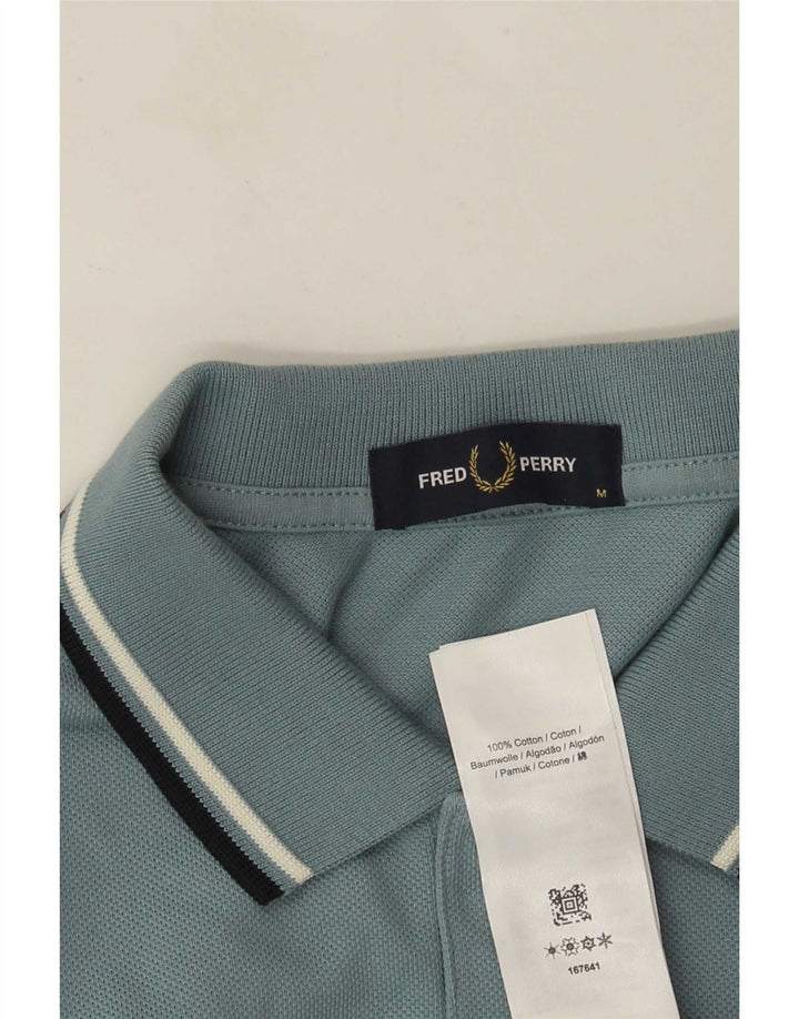 Fred Perry Herre poloshirt Medium blå stribet bomuld