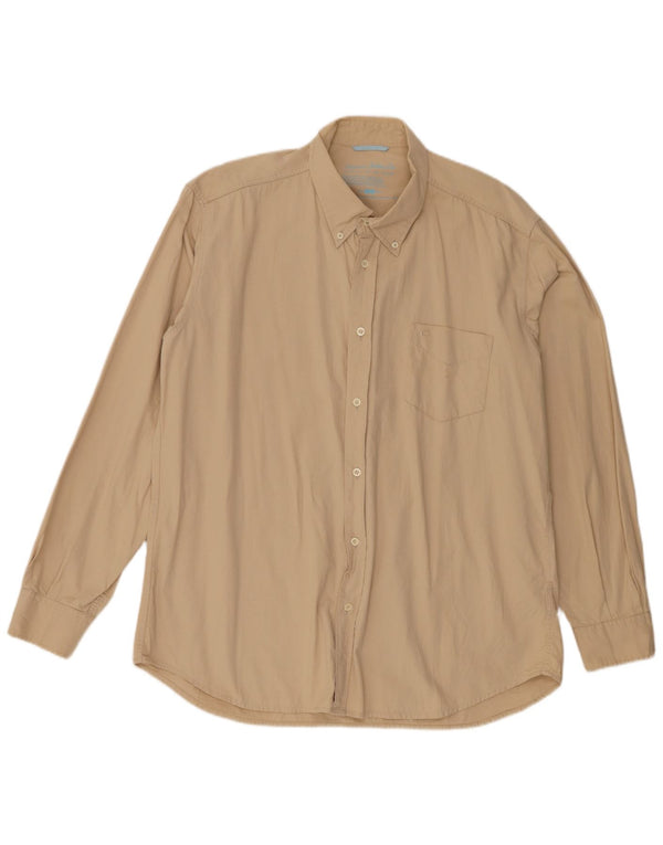 Carrera herreskjorte 2XL beige bomuld