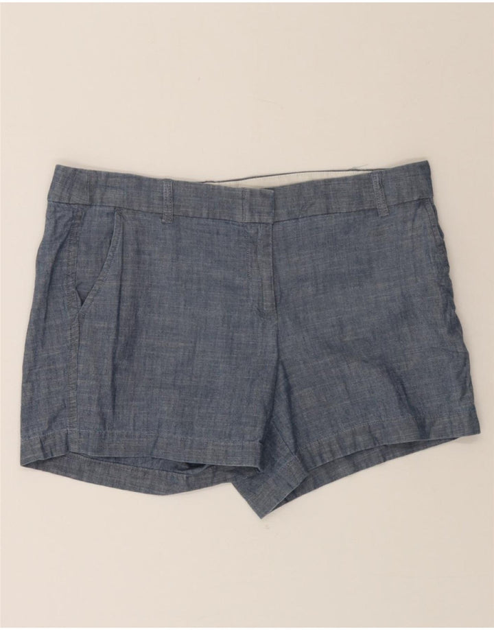 J. CREW Womens Chino Shorts US 12 Large W34 Blue Cotton Vintage J. Crew and Second-Hand J. Crew from Messina Hembry 