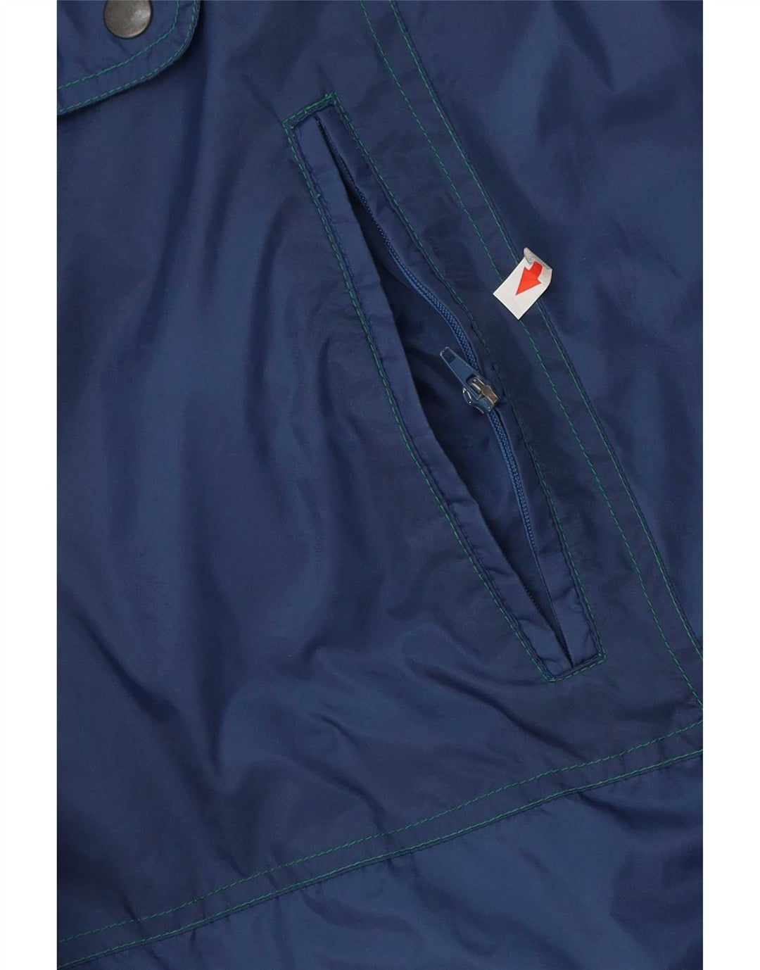 Marcel Clair Herre Loose Fit regnjakke UK 42 XL Navy Blue Colourblock