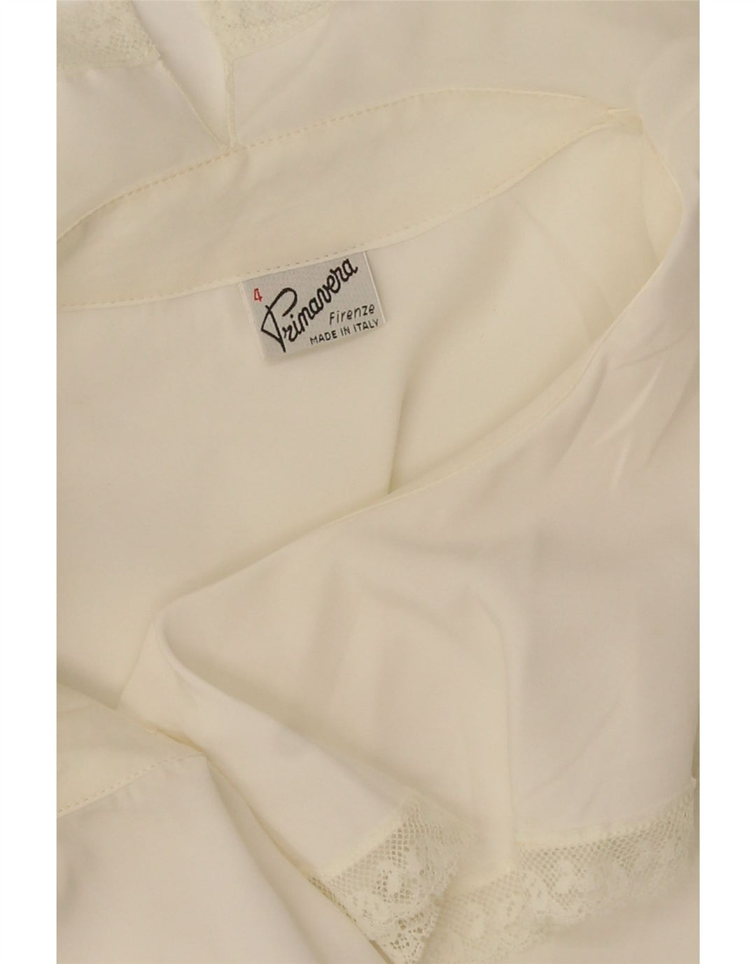 Primavera Firenze Dame Oversized skjortebluse UK 16 Large White Polyester