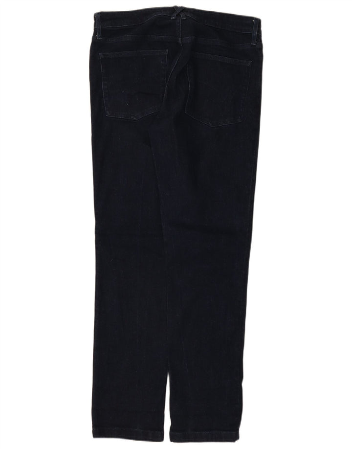 White Stuff Dame Straight Jeans UK 12 Medium W32 L30 Navy Blue Bomuld