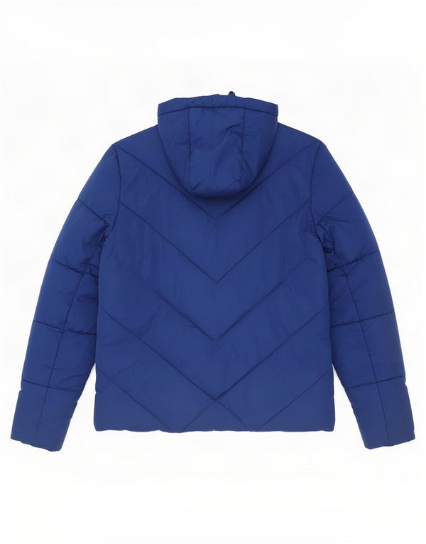 Superdry Polstret hættejakke til mænd UK 38 Medium Blue Polyester