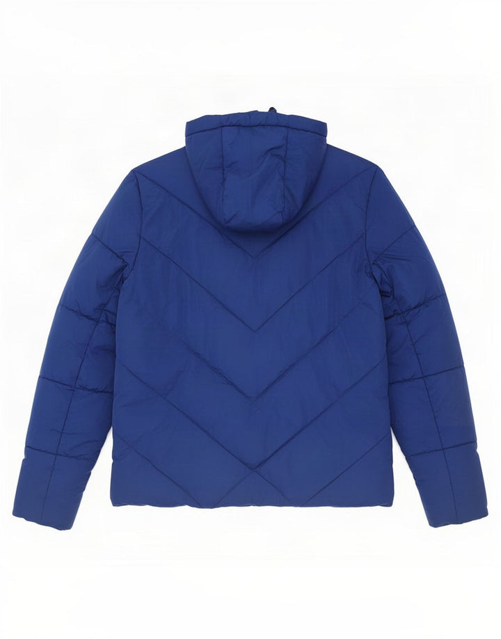 Superdry Polstret hættejakke til mænd UK 38 Medium Blue Polyester