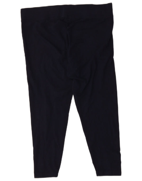 Marks & Spencer Dame Leggings UK 18 XL Navy Blue Polyester