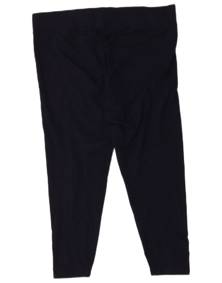 Marks & Spencer Dame Leggings UK 18 XL Navy Blue Polyester