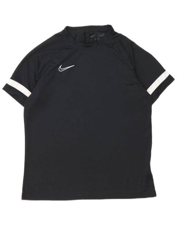 Nike Herre Dri Fit T-Shirt Top XL Sort Colourblock
