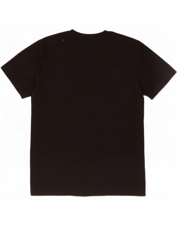 Vans Herre Classic Fit T-Shirt Top Lille Sort Bomuld