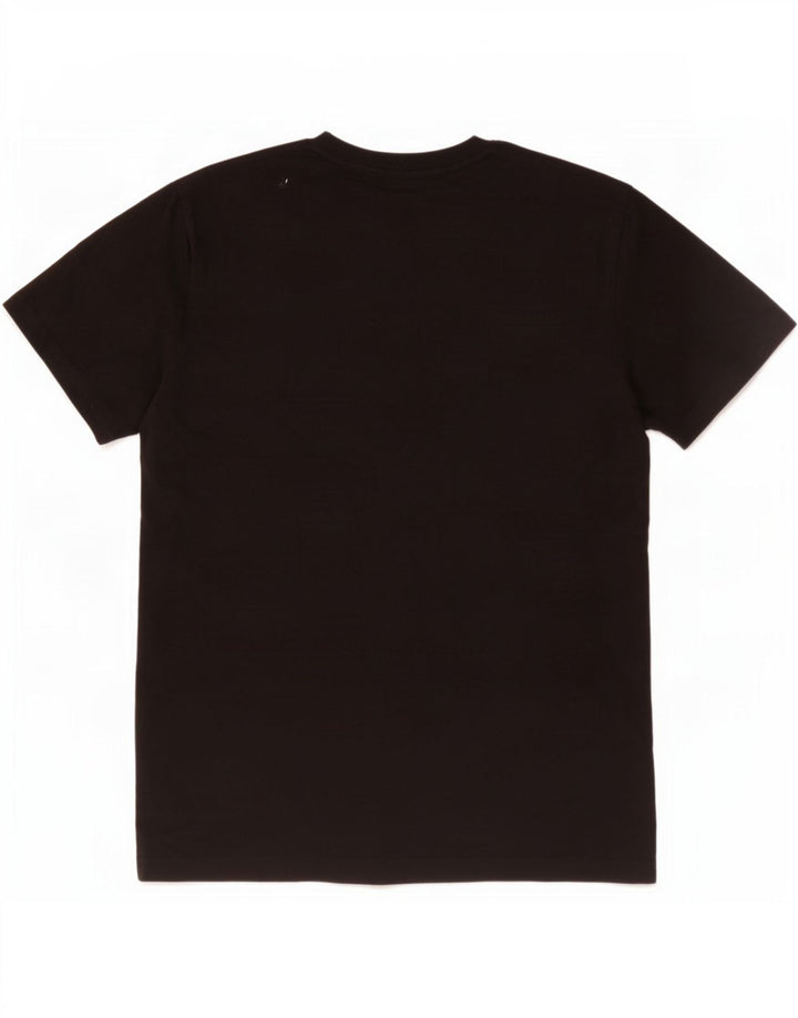 Vans Herre Classic Fit T-Shirt Top Lille Sort Bomuld
