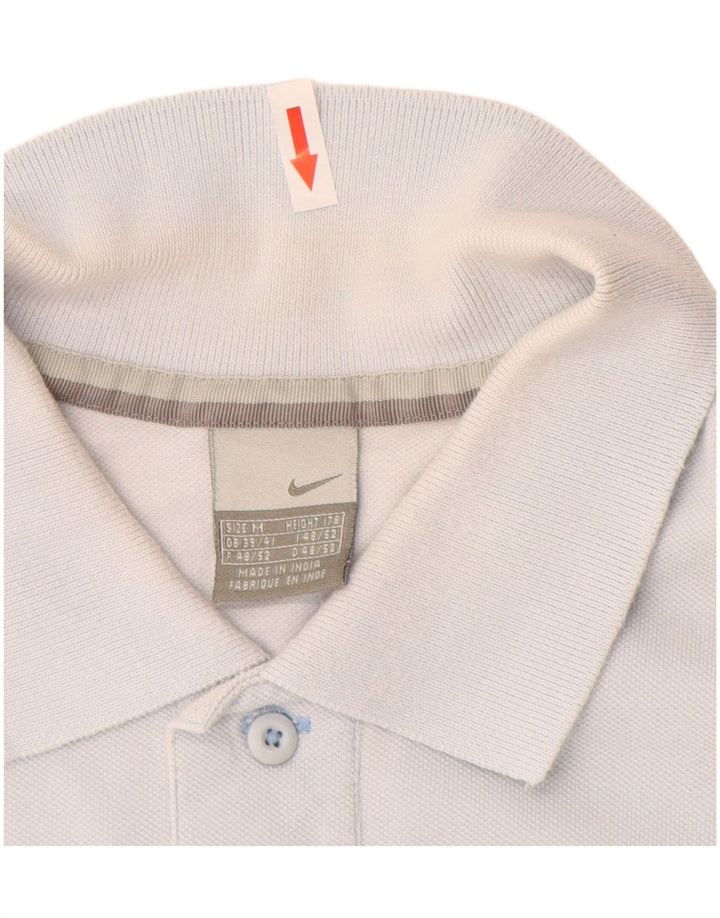 Nike Polo skjorte til mænd UK 39/41 Medium Blue Bomuld