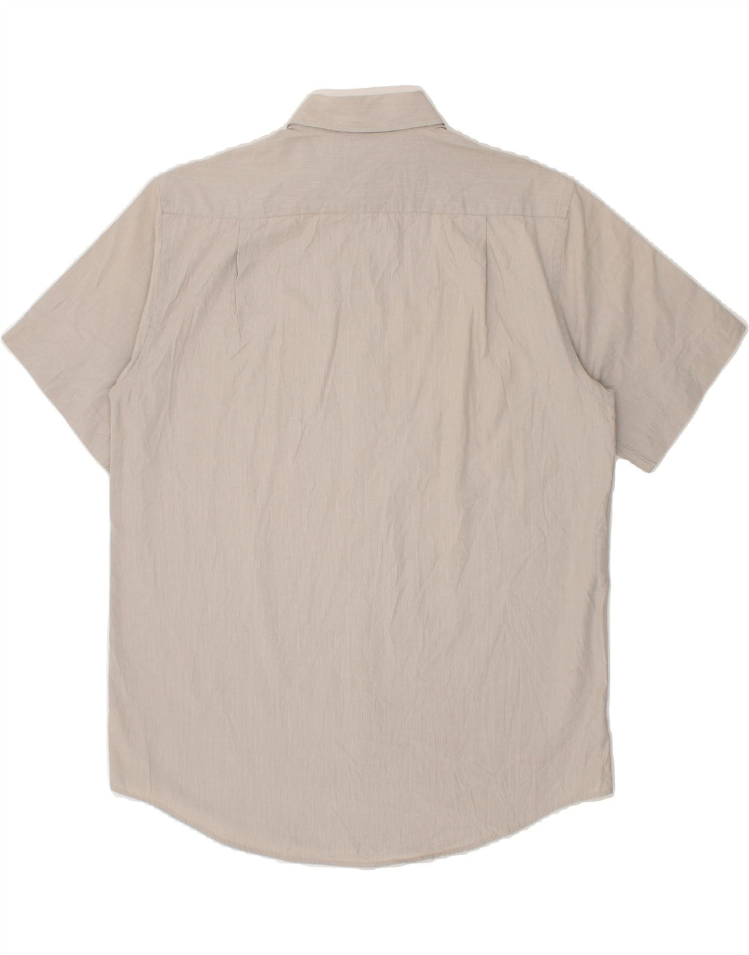 JULES Mens Short Sleeve Shirt Size 41 42 Medium Grey Cotton Vintage Jules and Second-Hand Jules from Messina Hembry 