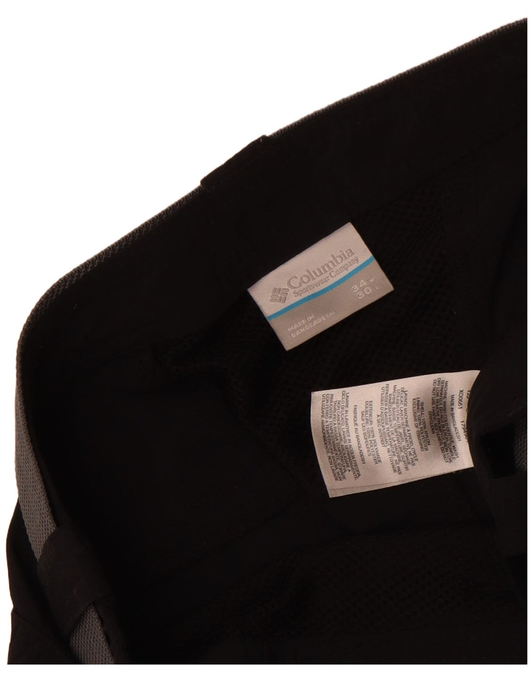 Columbia Straight Cargo bukser til mænd W34 L30 sort nylon