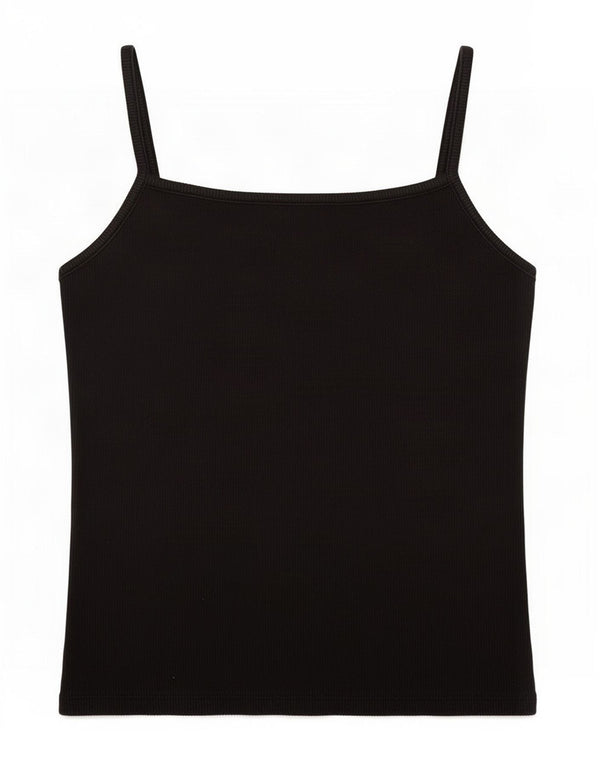 Tommy Hilfiger Dame Cami Top UK 10 Small Black Bomuld