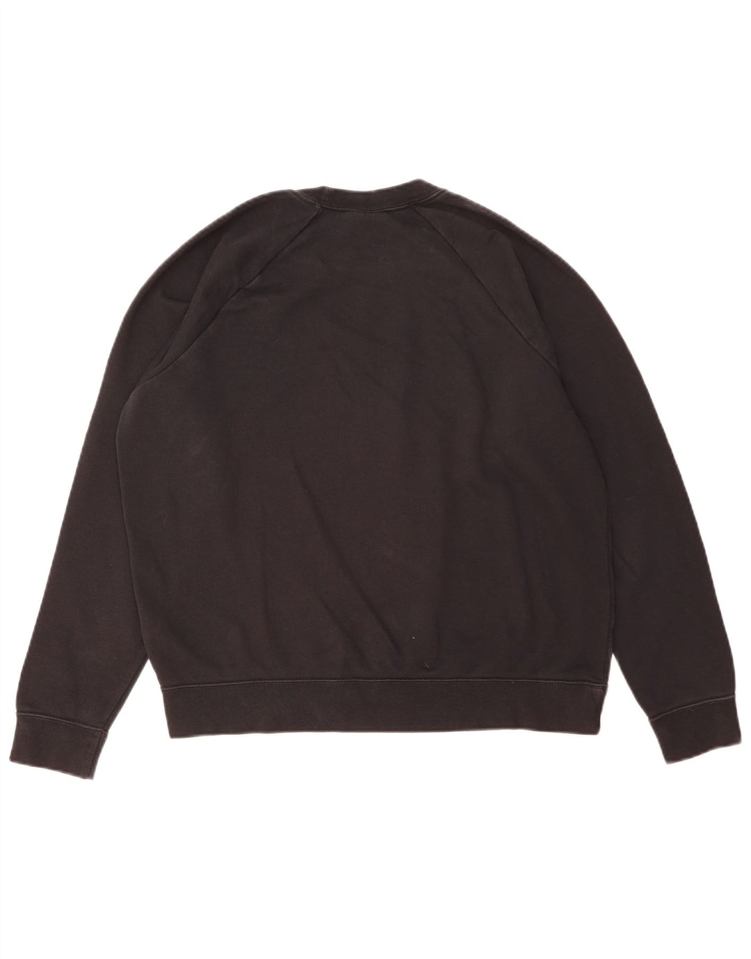 Nike Dame Sweatshirt Jumper UK 16 Stor sort bomuld