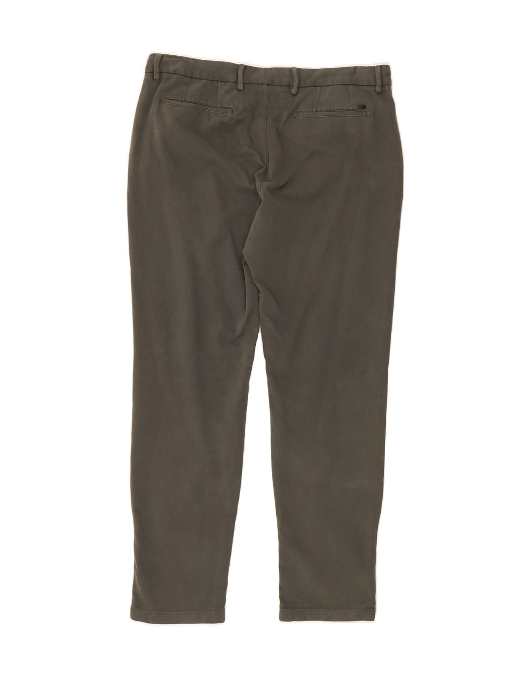MASSIMO DUTTI Mens Slim Chino Trousers W36 L30 Grey Cotton Vintage Massimo Dutti and Second-Hand Massimo Dutti from Messina Hembry 