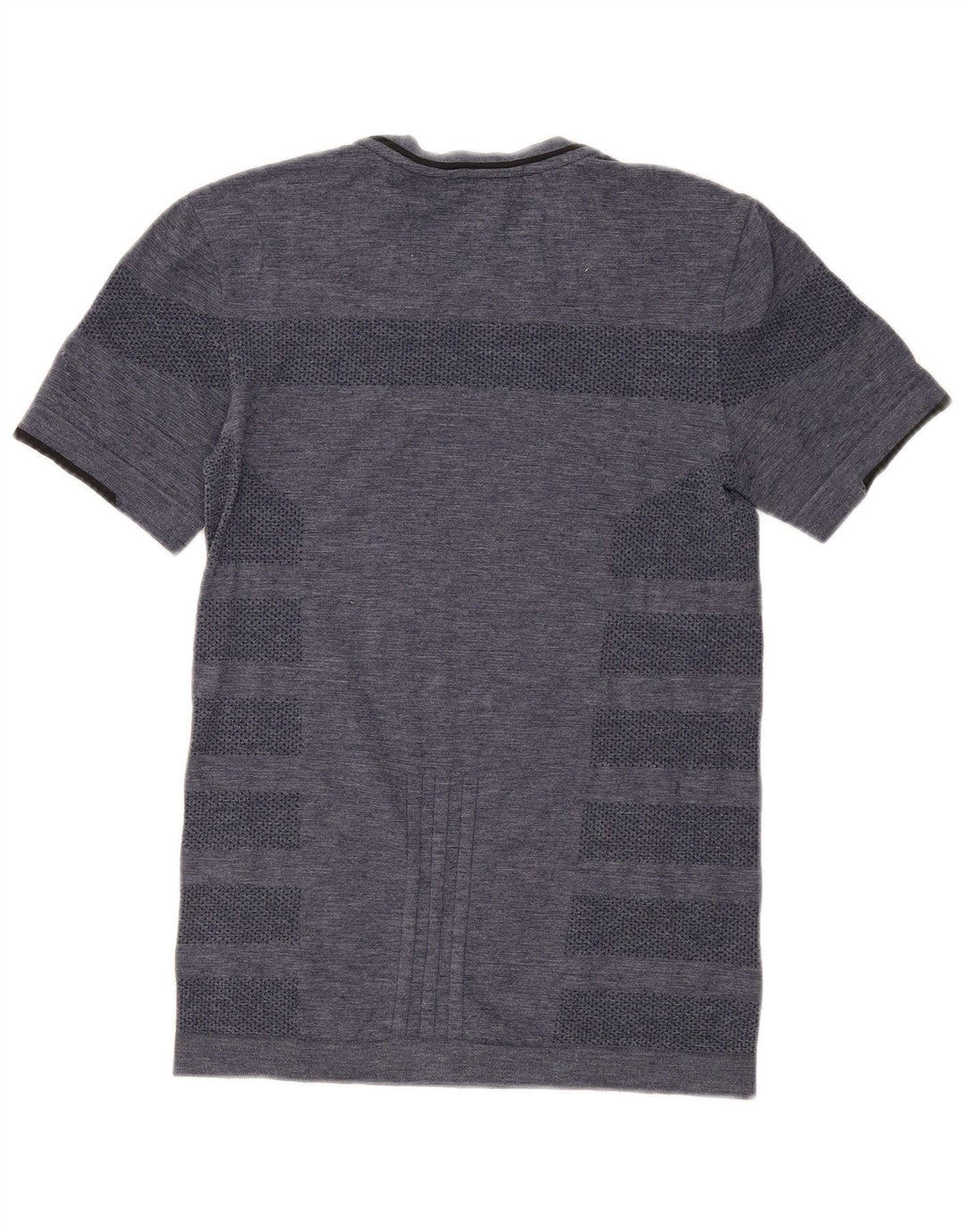 Adidas Running T-Shirt Top Lille Marineblå Stribet