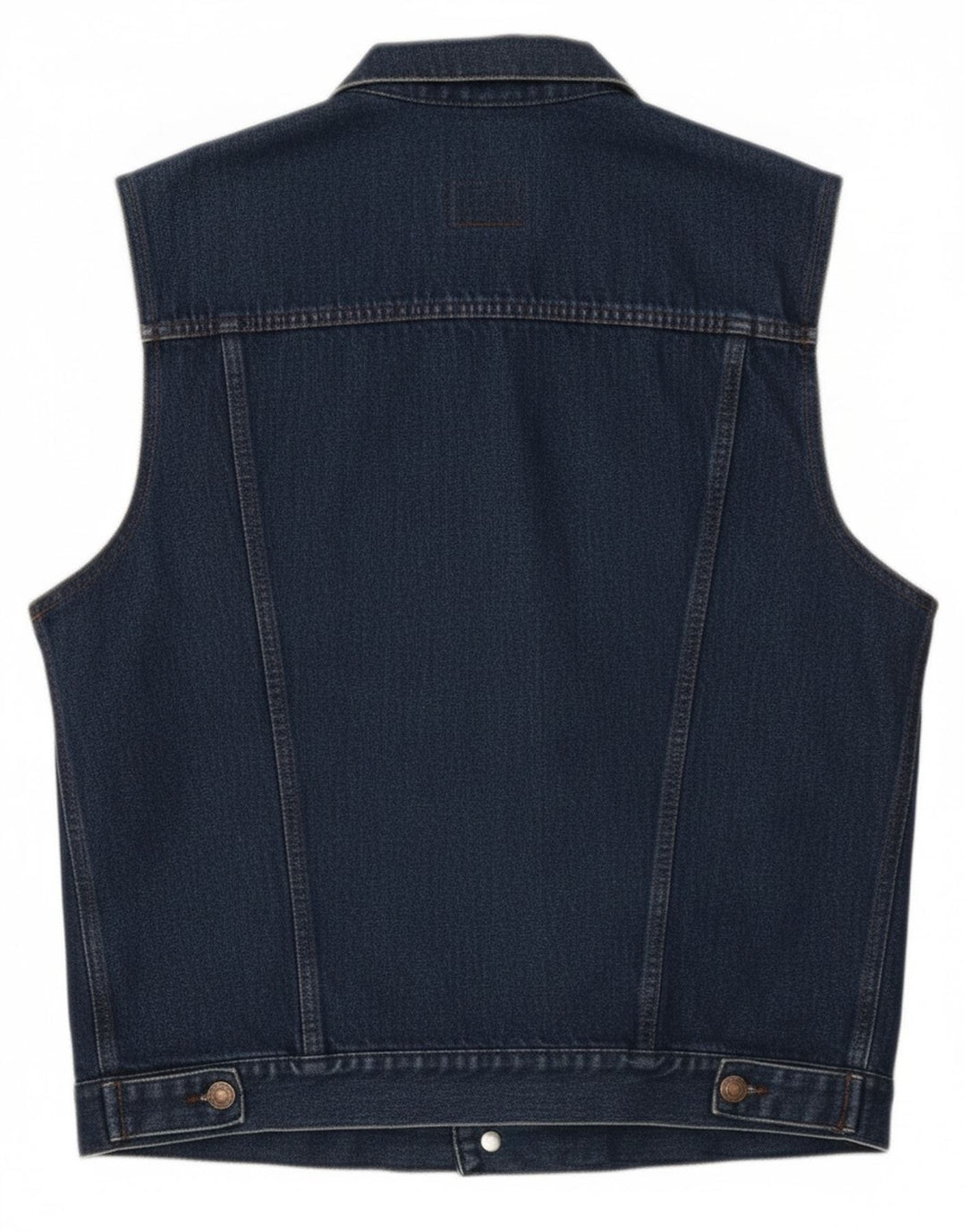 Carrera Herre Denim Gilet UK 40 Large Navy Blue