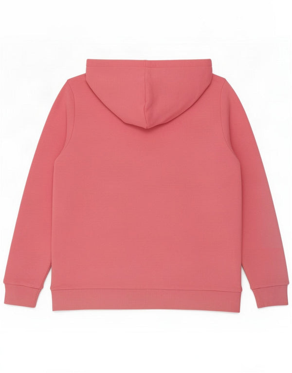Marks & Spencer Dame Hættetrøje Jumper UK 14 Medium Pink Bomuld