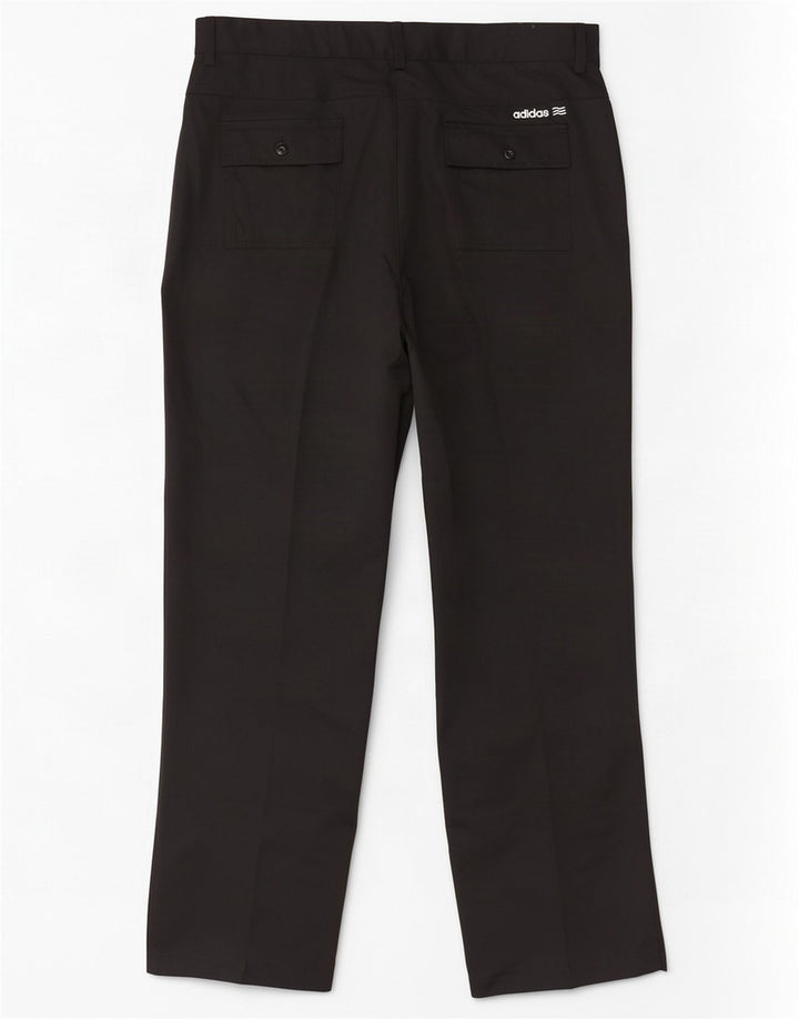 Adidas Herre Climalite Straight Chino Bukser W36 L32 Sort Polyester