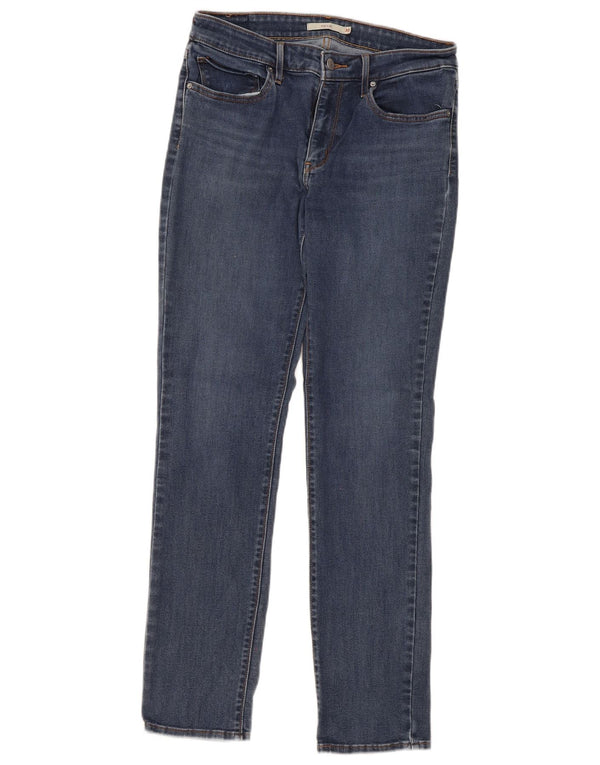 Levi's Dame 712 Slim Jeans W30 L32 Blå Bomuld
