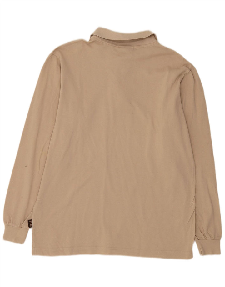 Rifle Langærmet herre poloshirt Medium Beige Bomuld