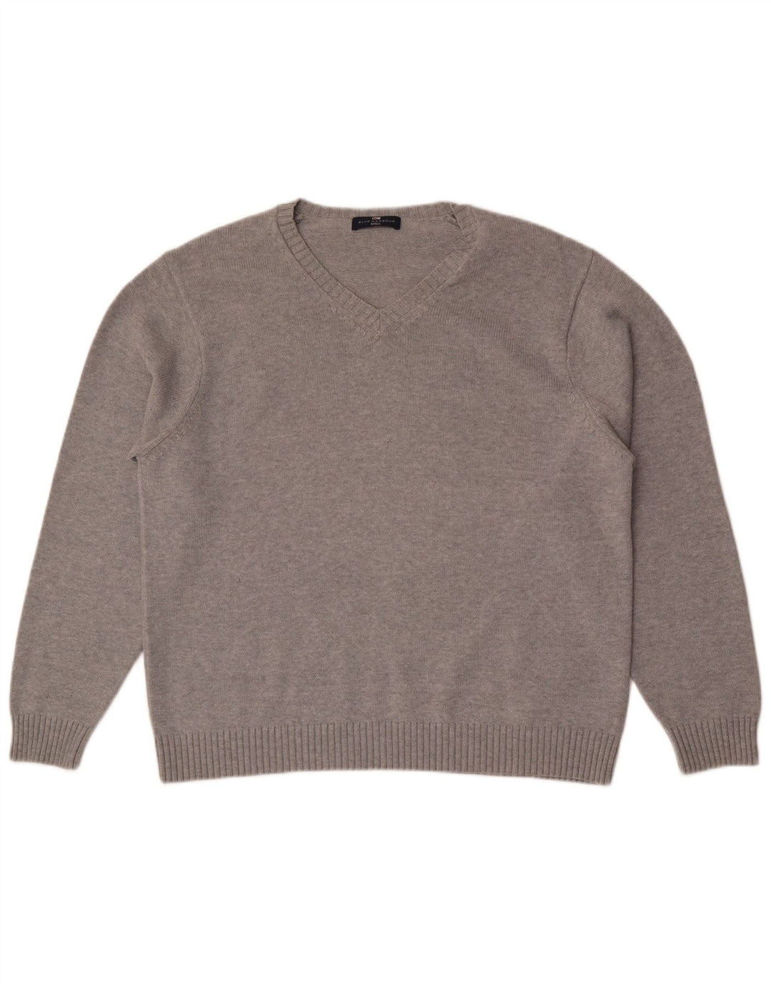 Marks & Spencer Herre Blue Harbor V-hals sweater UK 41/43 Large Grey