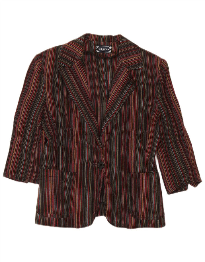 Chopin Roma Dame 3/4 ærmet blazerjakke IT 44 Medium Flerfarvet