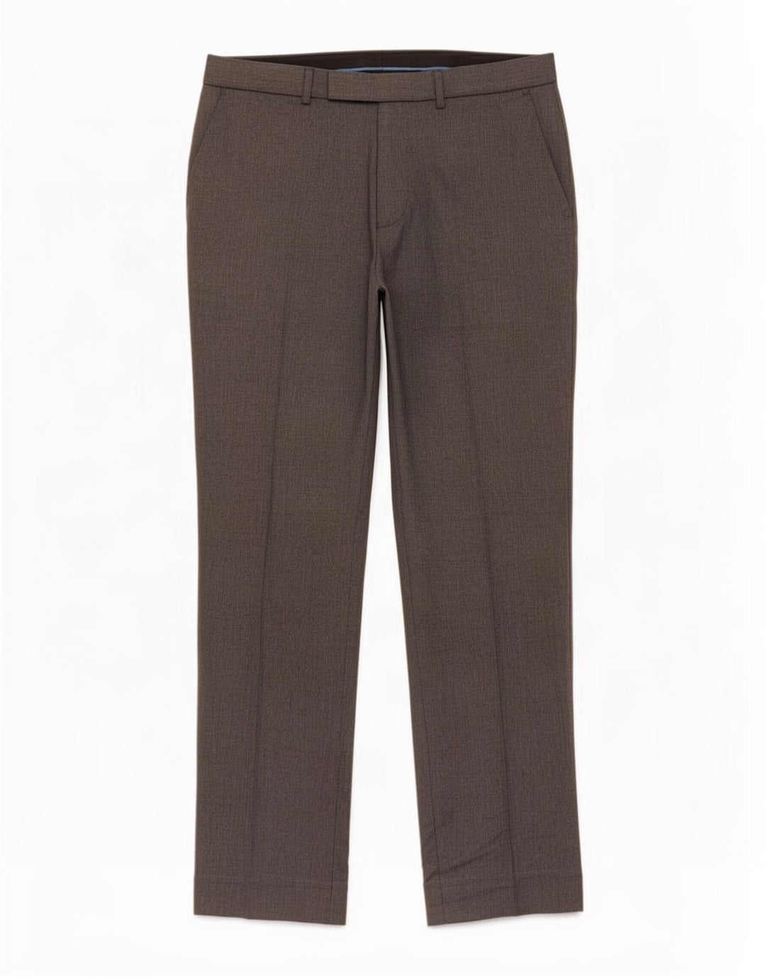 Marks & Spencer Straight Chino-bukser til mænd W34 L31 Grå polyester