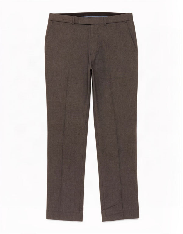 Marks & Spencer Straight Chino-bukser til mænd W34 L31 Grå polyester