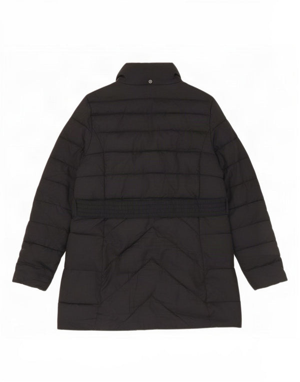 Barbour Womens Polstret Frakke UK 14 Stor sort sildeben