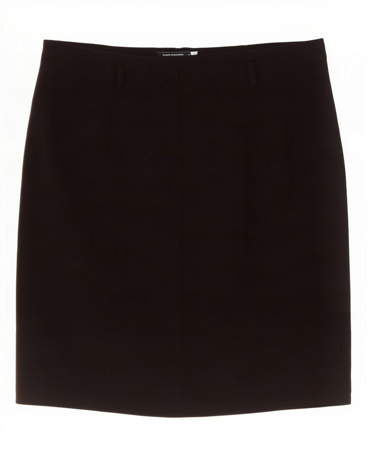 Marks & Spencer lige nederdel til kvinder UK 8 Small W28 Black Polyester