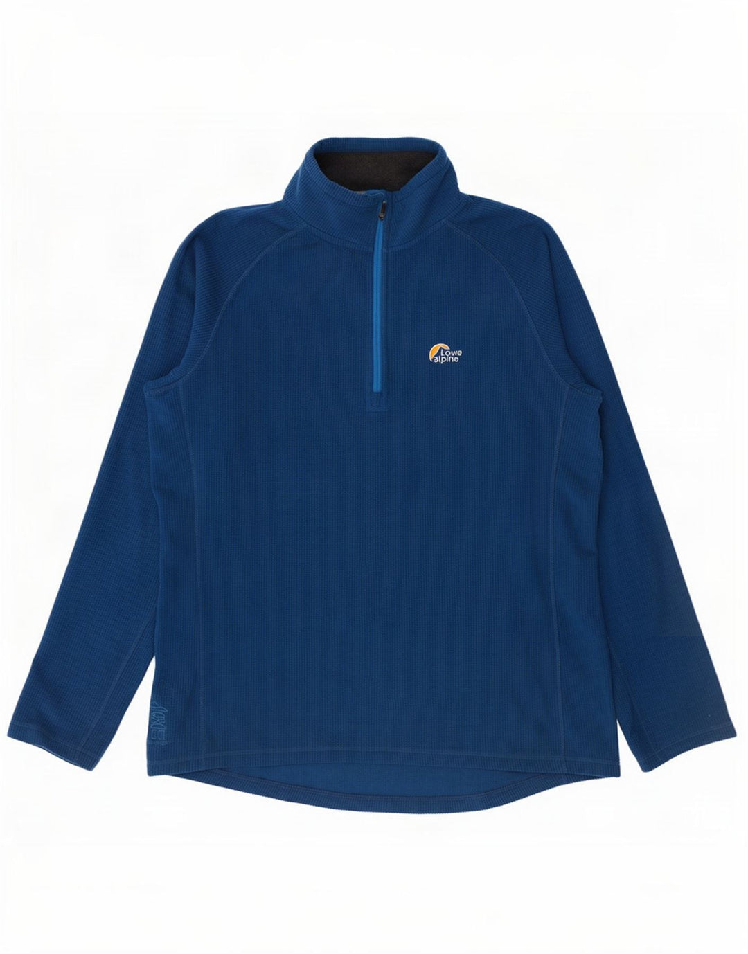 Lowe Alpine herre lynlås hals fleece jumper stor marineblå polyester