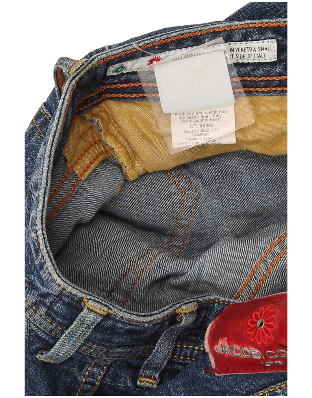 Jacob Cohen Dame Håndlavede Slim Jeans W31 L28 Blå Bomuld