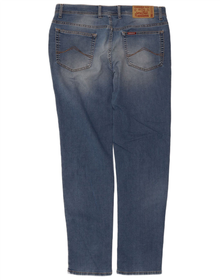 Carrera Mens 700 Regular Fit Slim Jeans W36 L32 Blå Bomuld
