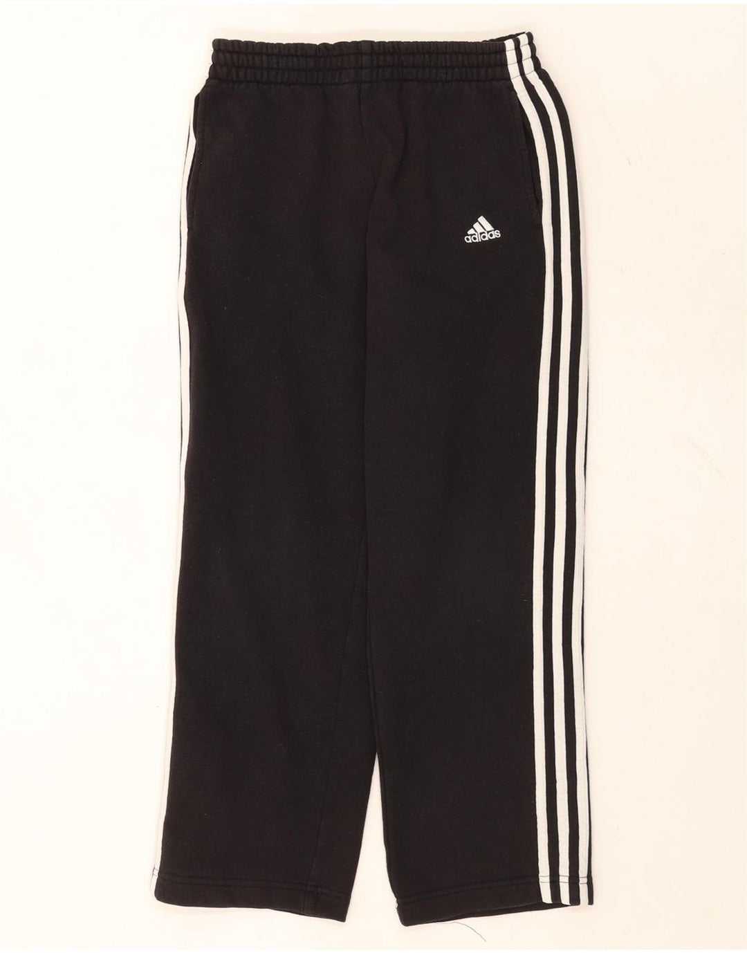 Adidas Drenge Træningsdragt Bukser 9-10 År Sort Bomuld