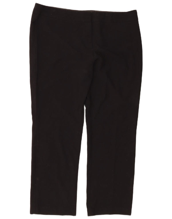Marks & Spencer Lige fritidsbukser til kvinder UK 20 2XL W42 L29 Sort