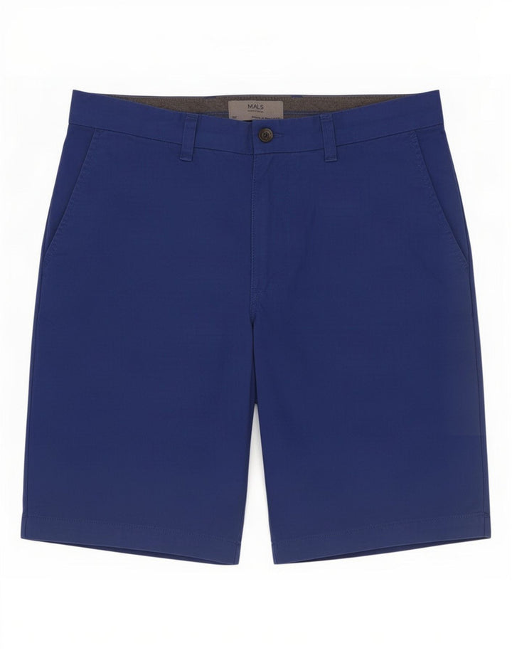 Marks & Spencer Herre Chino Shorts Medium W30 Blå Bomuld