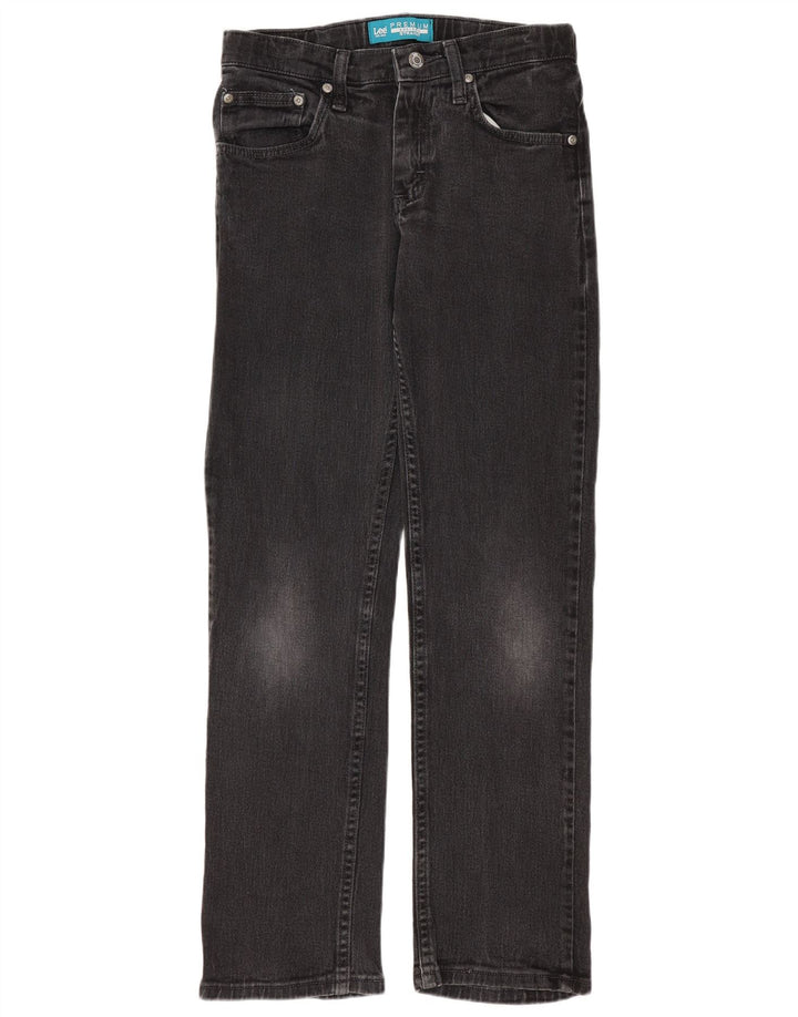 LEE Straight Jeans til drenge 13-14 år W26 L28 Sort bomuld