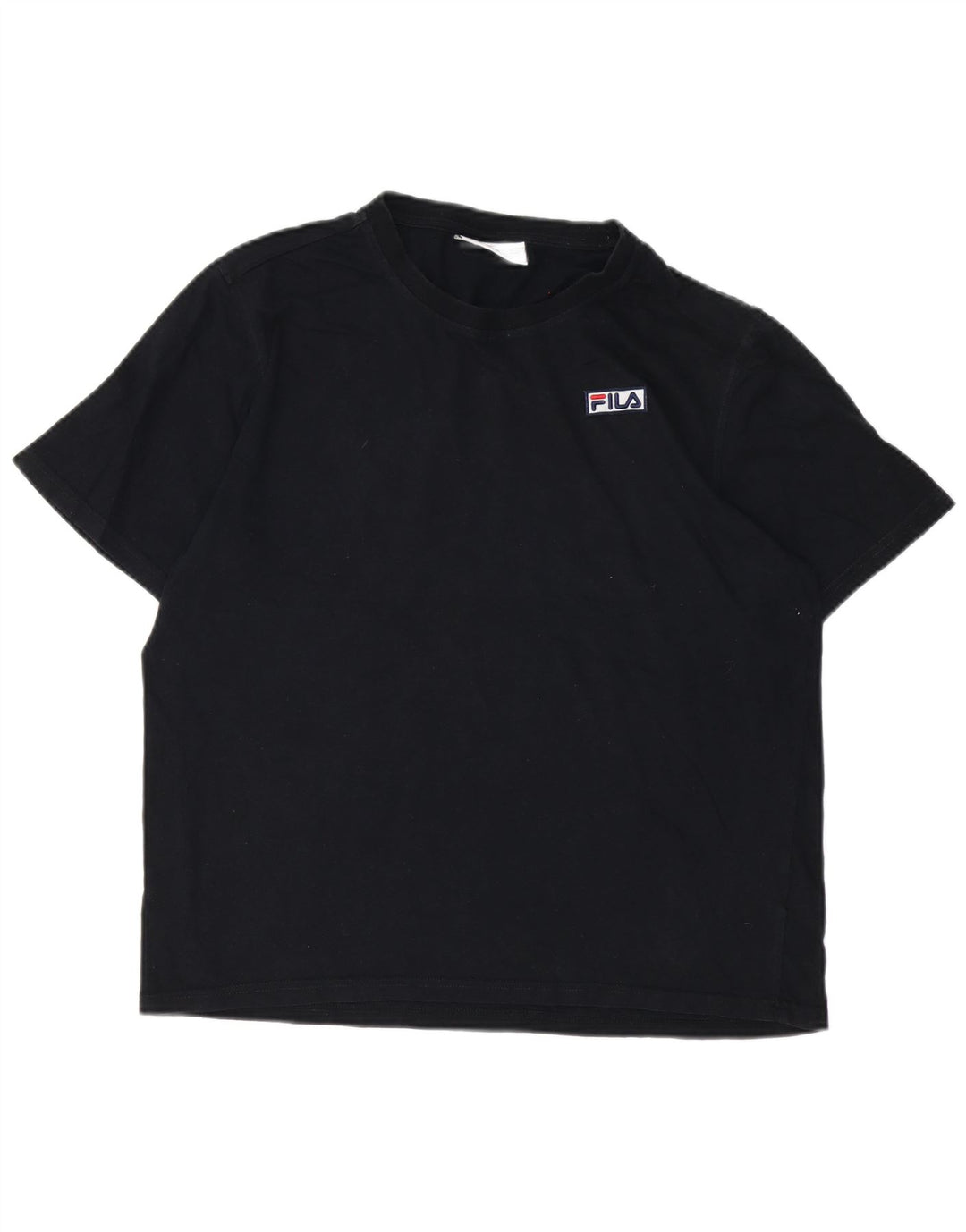 FILA Dame T-Shirt Top Stor Sort Bomuld