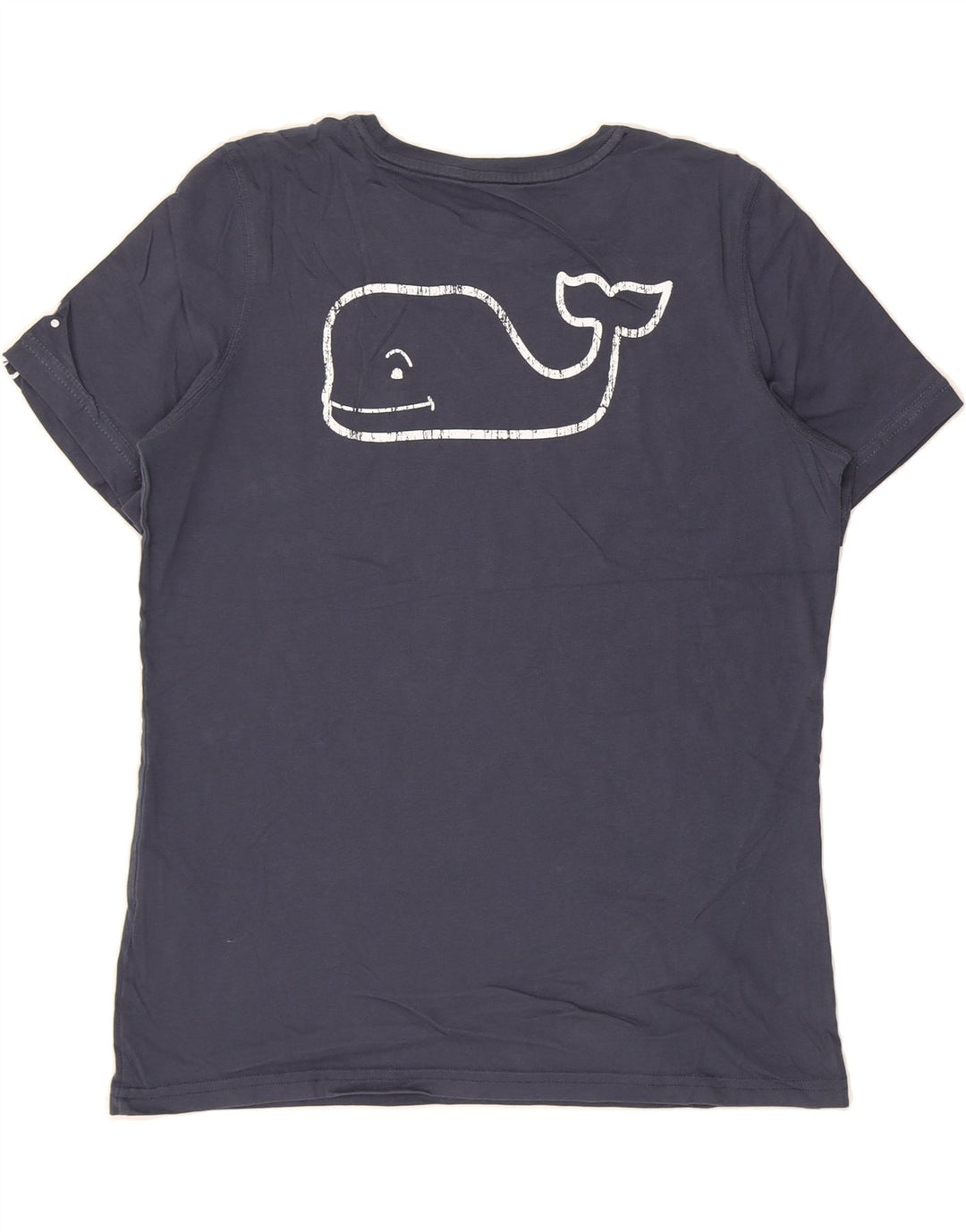 VINEYARD VINES Mens Graphic T-Shirt Top Small Navy Blue Cotton Vintage Vineyard Vines and Second-Hand Vineyard Vines from Messina Hembry 