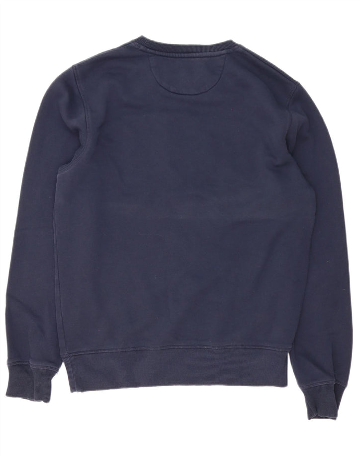 Gant grafisk sweatshirt til mænd, stor marineblå bomuld
