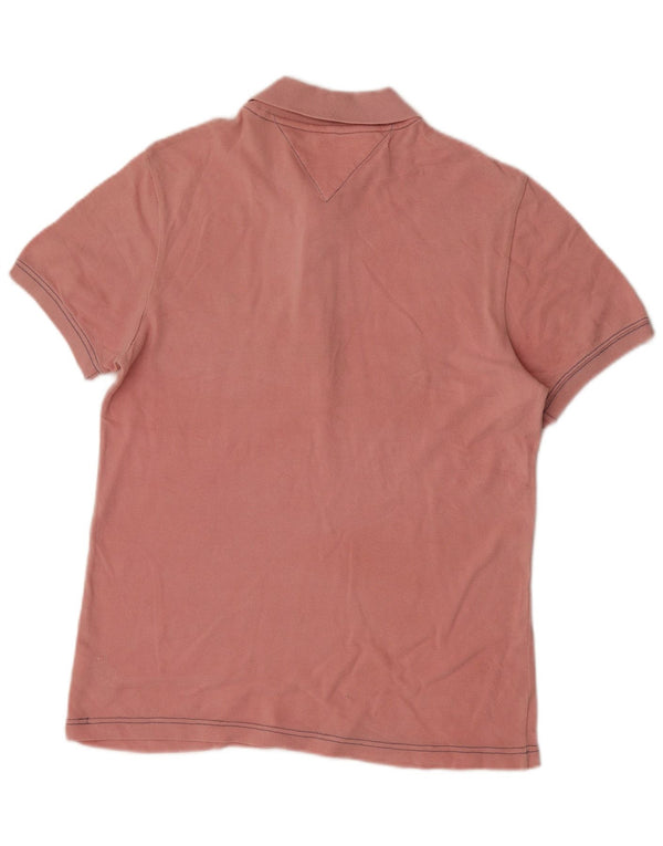 Tommy Hilfiger Herre poloshirt Medium Pink Bomuld