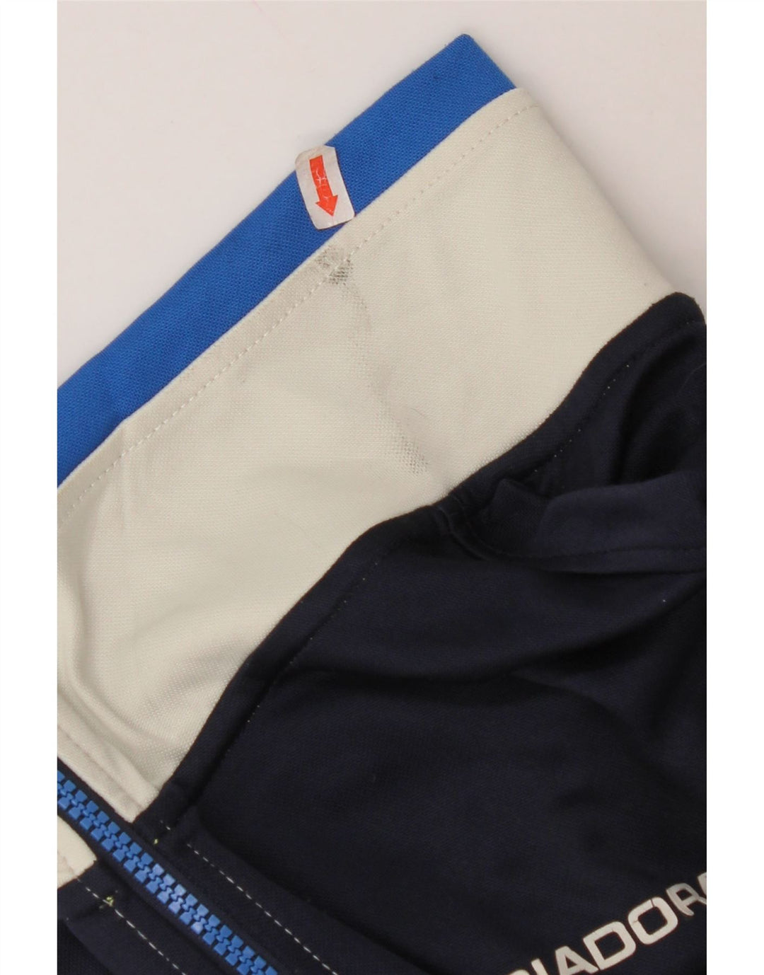 DIADORA Womens Tracksuit Top Jacket UK 16 Large Beige Colourblock